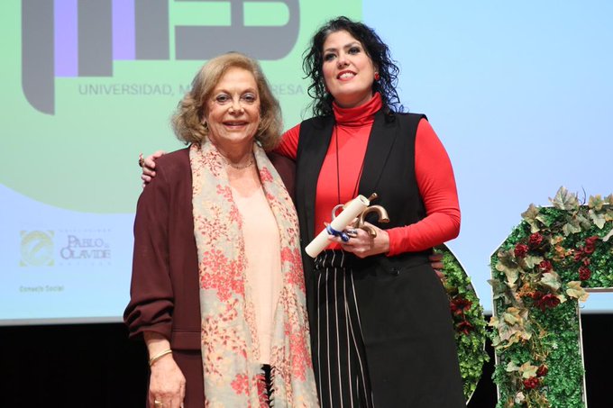 Eva Pérez, Premio Roma Mujer Arte, Cultura y Deporte