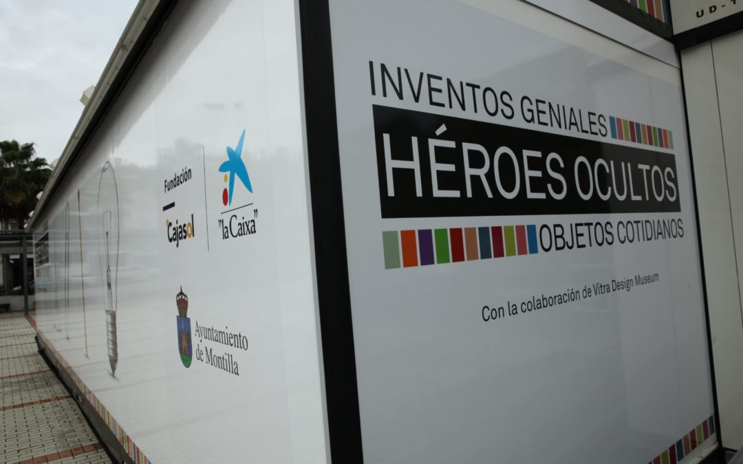 Instalación en la que se encuentra la exposición 'Héroes ocultos' en Montilla