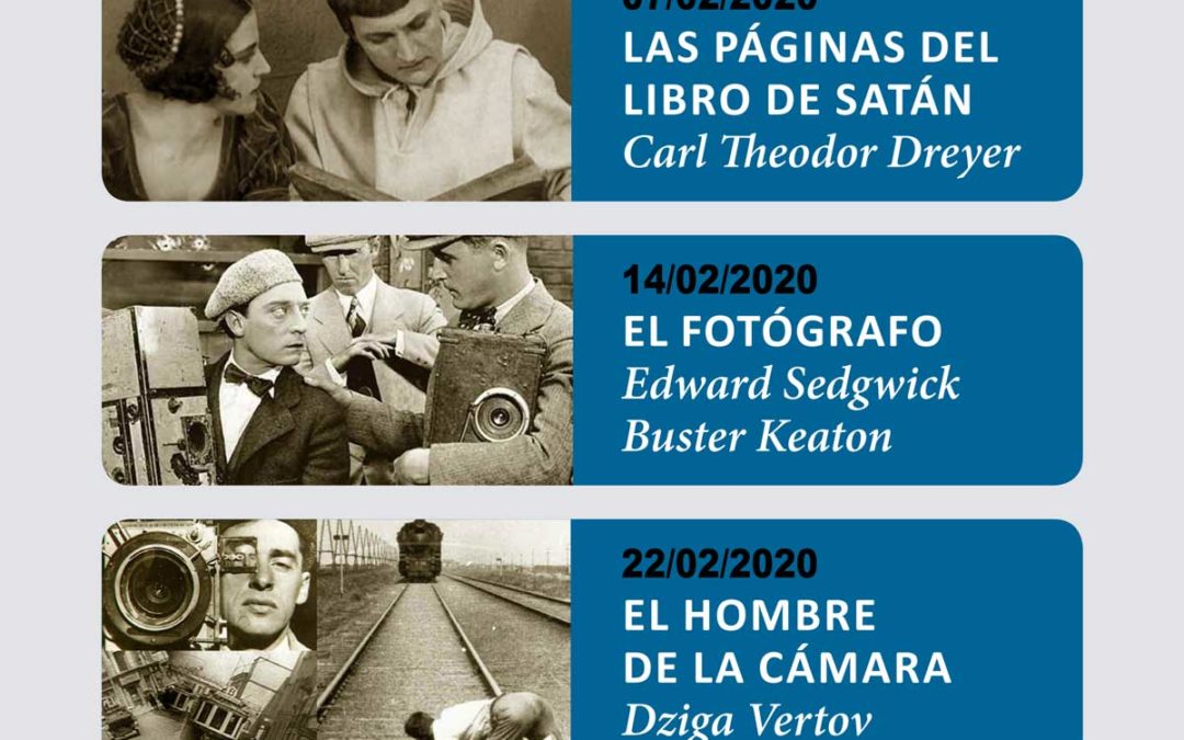 Cartel del ciclo de cine de febrero 2020 en Fundación Cajasol (Sevilla) dedicado a 'Los 20 en el cine'