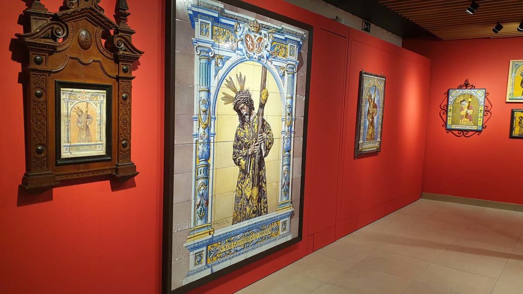 Algunas de las obras que podrán verse en la exposición sobre el Gran Poder en la Fundación Cajasol