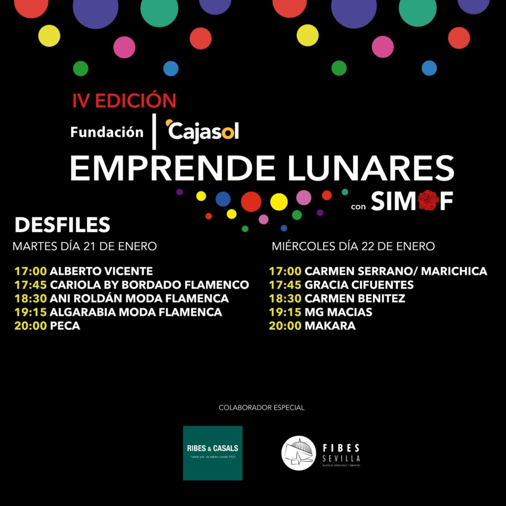 Timing de los IV Desfiles Emprende Lunares en la Fundación Cajasol