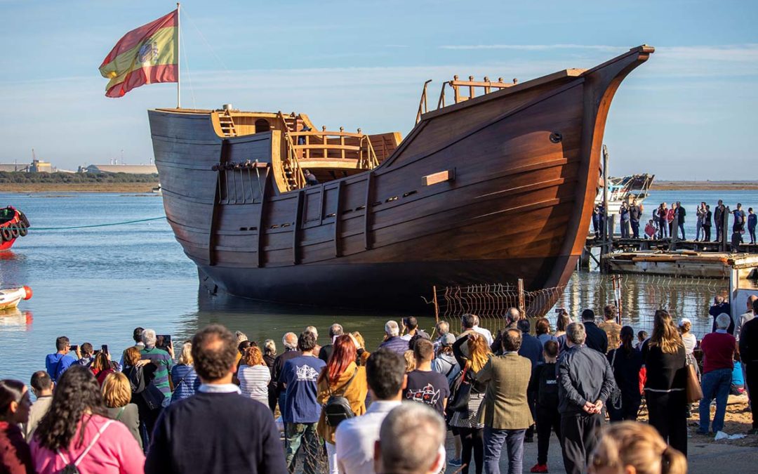 La réplica de la Nao Victoria podrá visitarse desde marzo en el Muelle de las Delicias de Sevilla