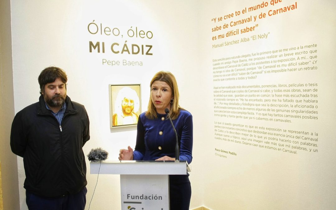 Inauguración de la exposición 'Óleo, óleo mi Cádiz' en la Fundación Cajasol