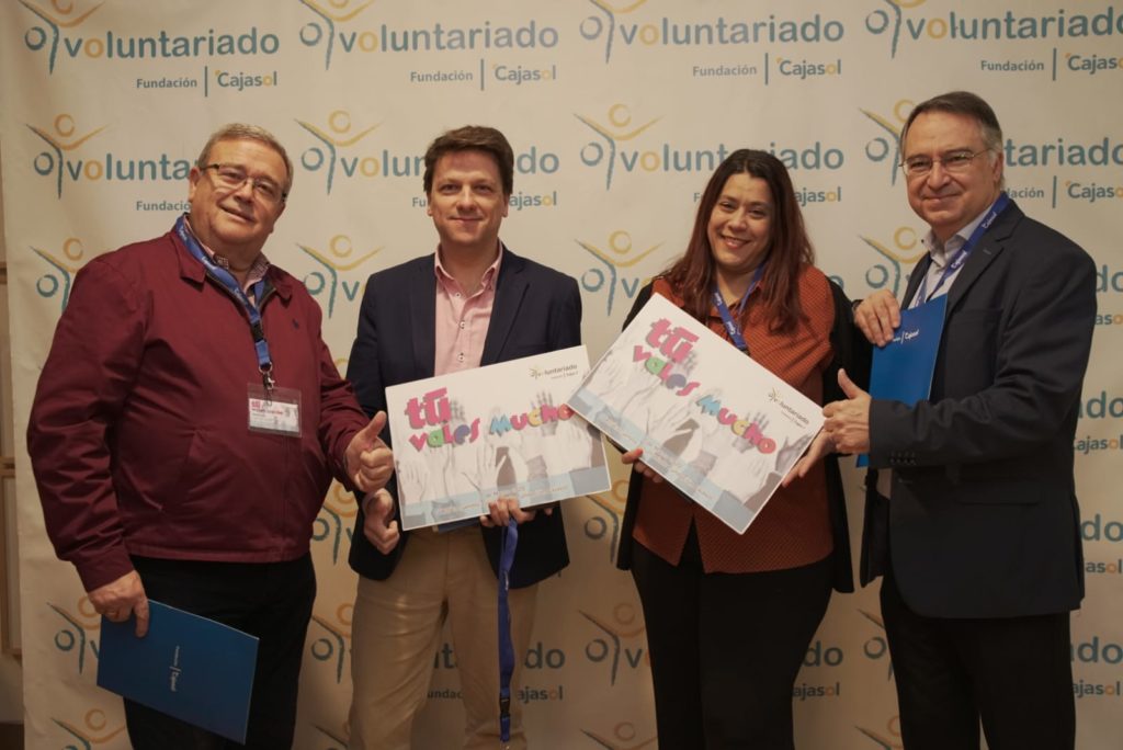 Photocall en el XIII Encuentro de Voluntariado Fundación Cajasol en Sevilla