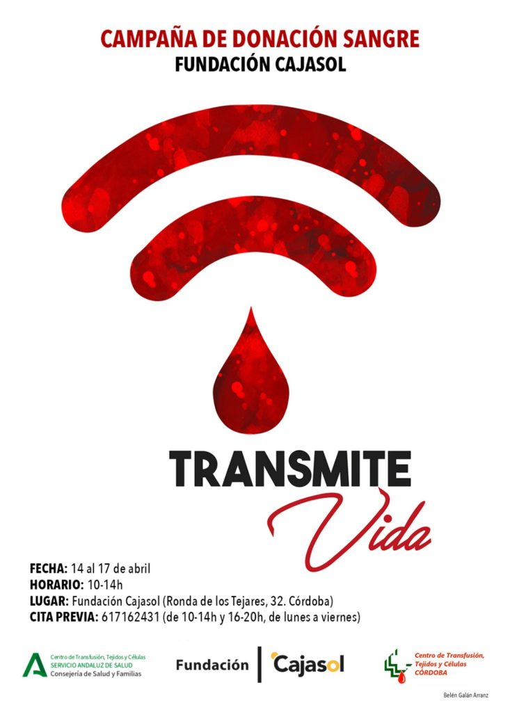 Cartel de la campaña de donación de sangre en Córdoba