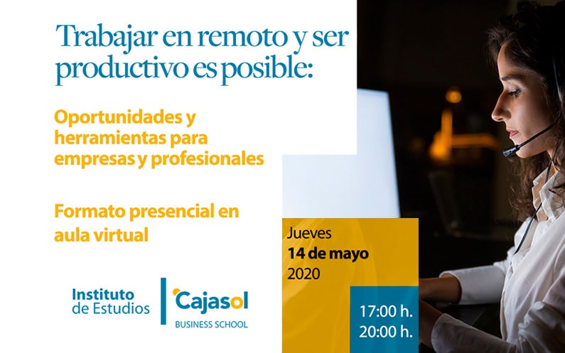 El Instituto de Estudios Cajasol impulsa un nuevo ciclo de webinars enfocado a profesionales y negocios