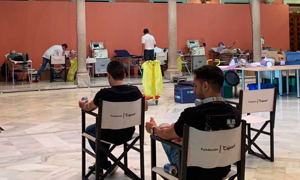 Excelente respuesta de la ciudadanía en la campaña de donación de sangre para verano en Sevilla