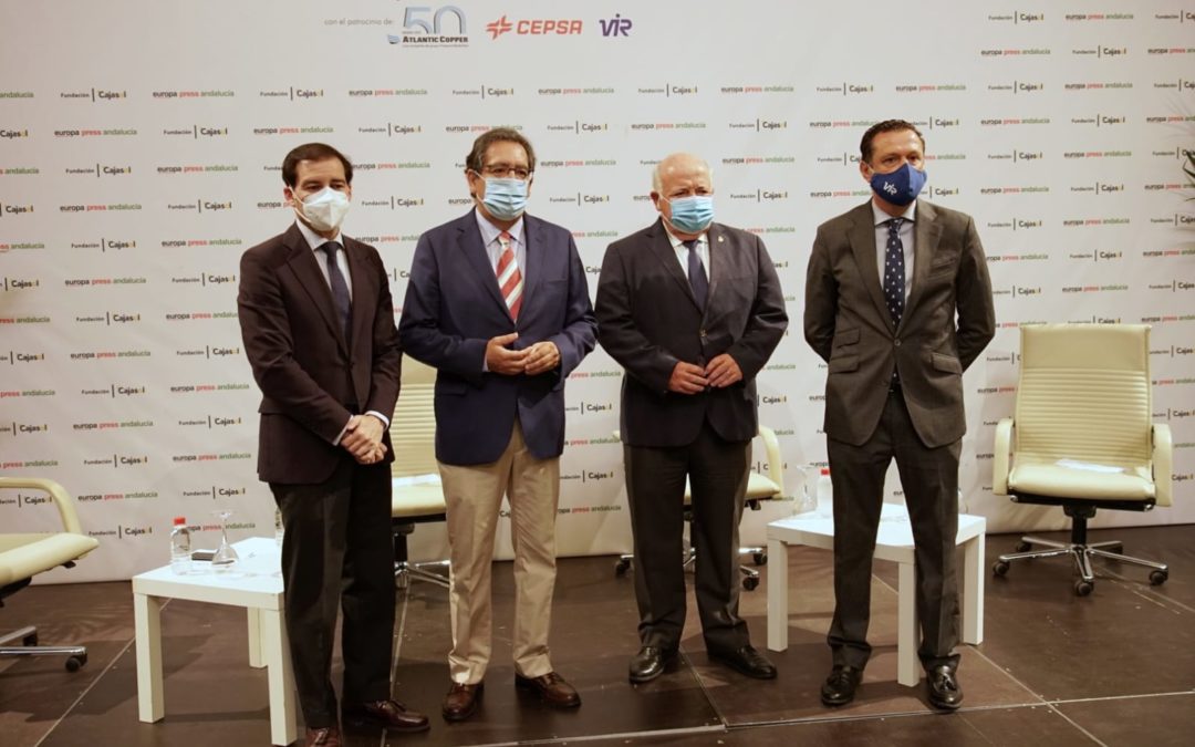 EN VÍDEO: Jesús Aguirre, consejero de Salud, en los Desayunos Informativos de Europa Press: «Ahora mismo Andalucía es segura»