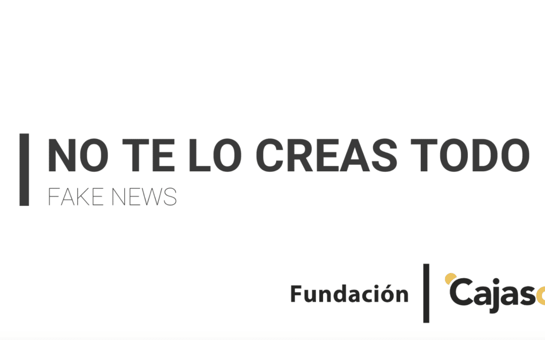 Preview del taller 'Fake News. No te lo creas todo' de la Fundación Cajasol