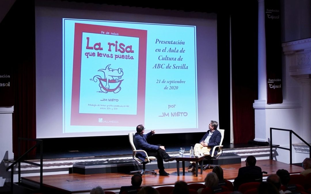Las viñetas de humor de José María Nieto, en el Aula de Cultura ABC de Sevilla desde la Fundación Cajasol