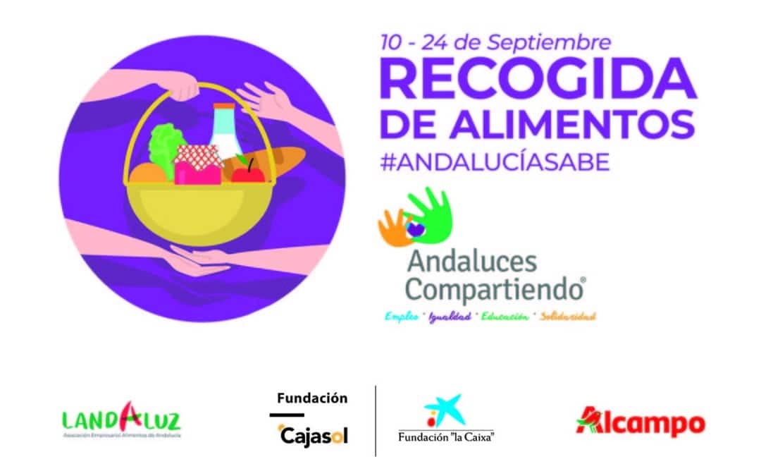 Participa en la campaña de recogida de alimentos de Andaluces Compartiendo en colaboración con Alcampo