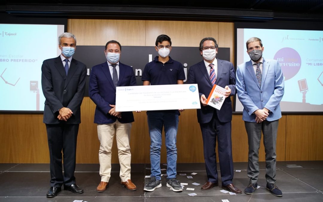 El gaditano Pablo Sánchez, ganador absoluto del VII Certamen Mi Libro Preferido de la Fundación José Manuel Lara y la Fundación Cajasol