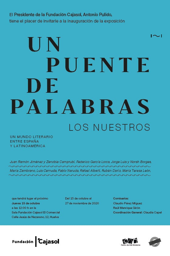 Cartel de la exposición 'Los Nuestros' en Huelva