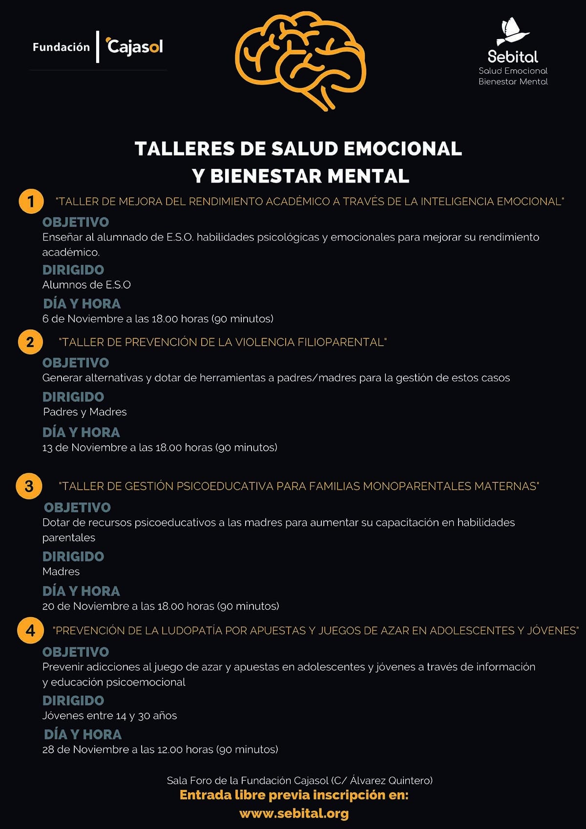 Taller de los talleres Sebital en la Fundación Cajasol