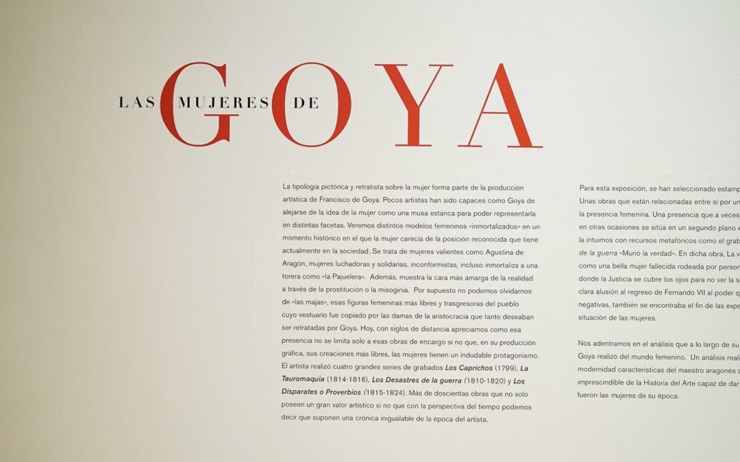 Información sobre la exposición 'Las mujeres de Goya' en la Fundación Cajasol