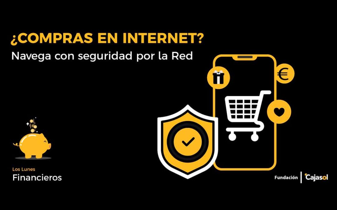 Creatividad de los Lunes Financieros de la Fundación Cajasol dedicado a las compras en Internet
