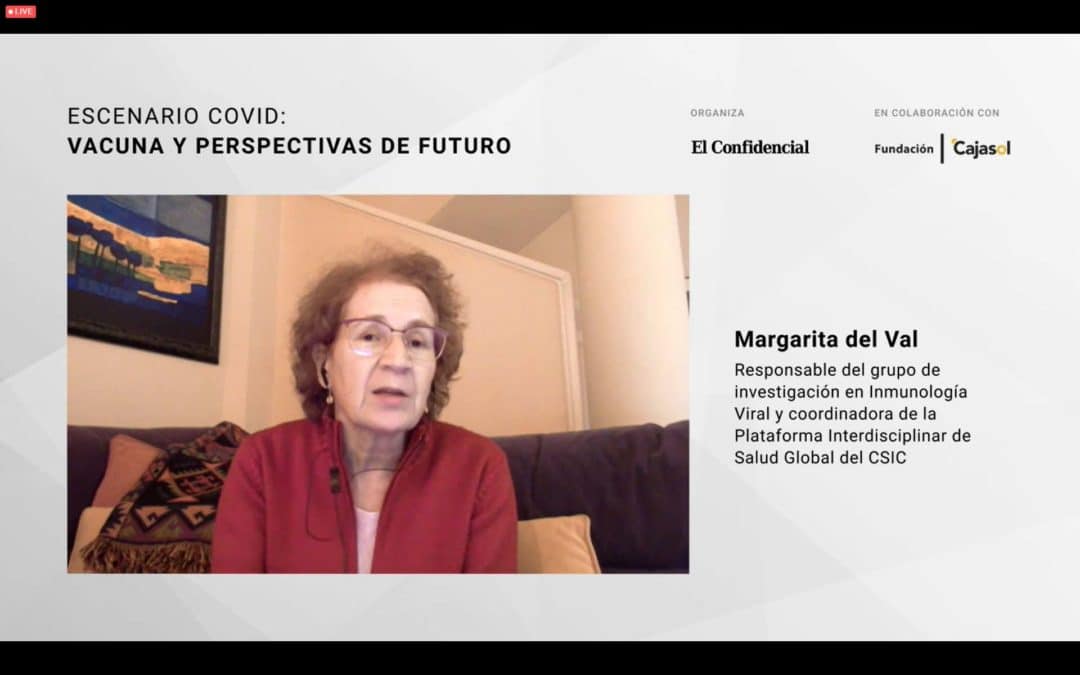 Encuentro digital con Margarita del Val y el ‘Escenario COVID: vacuna y perspectivas de futuro’