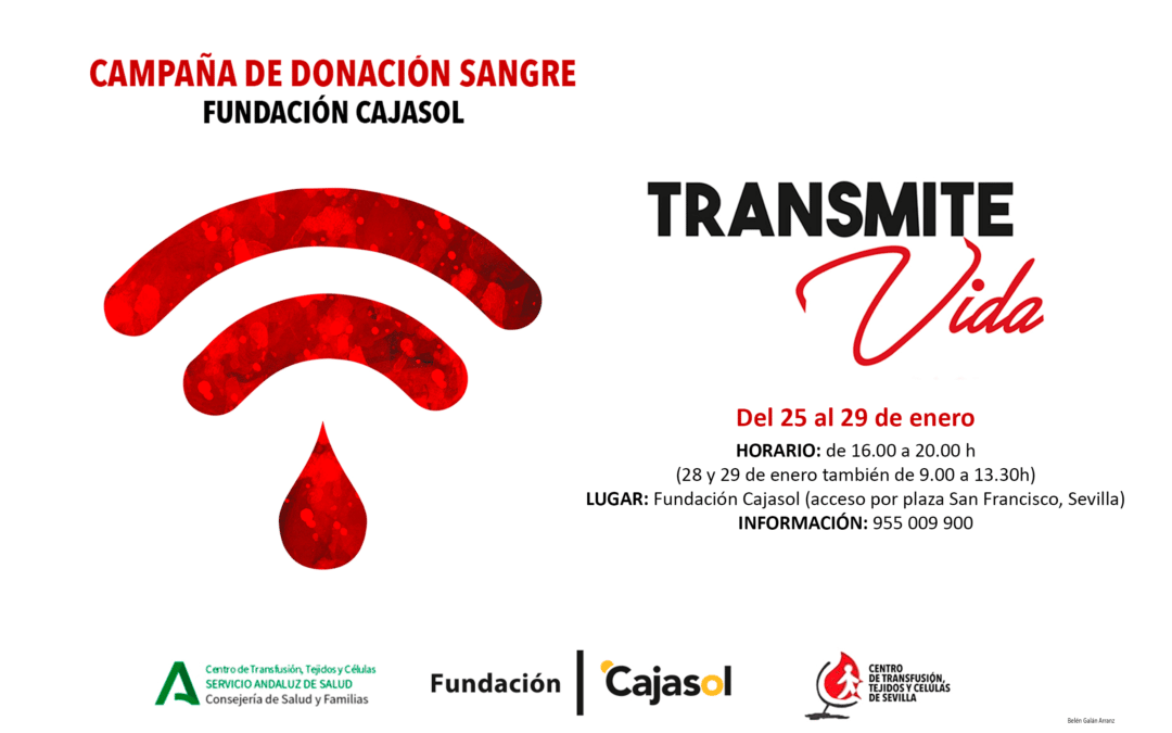 Semana de donación de sangre con la colaboración del Centro de Transfusión, Tejidos y Células de Sevilla