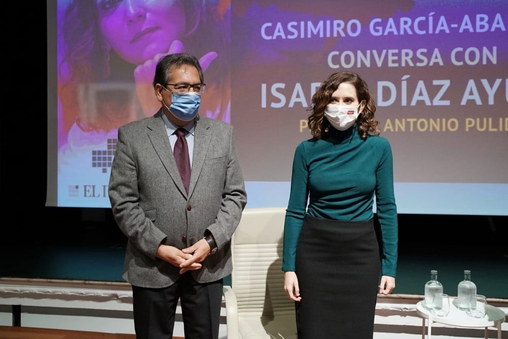 Isabel Díaz Ayuso en Fundación Cajasol con El Independiente