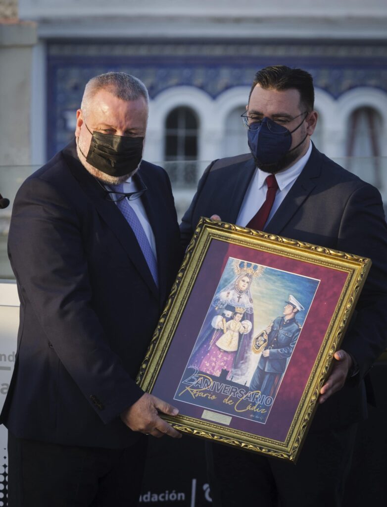 PRESENTACIÓN DEL PROGRAMA Y CARTEL DEL XXV ANIVERSARIO DE LA BANDA DEL ROSARIO DE CÁDIZ