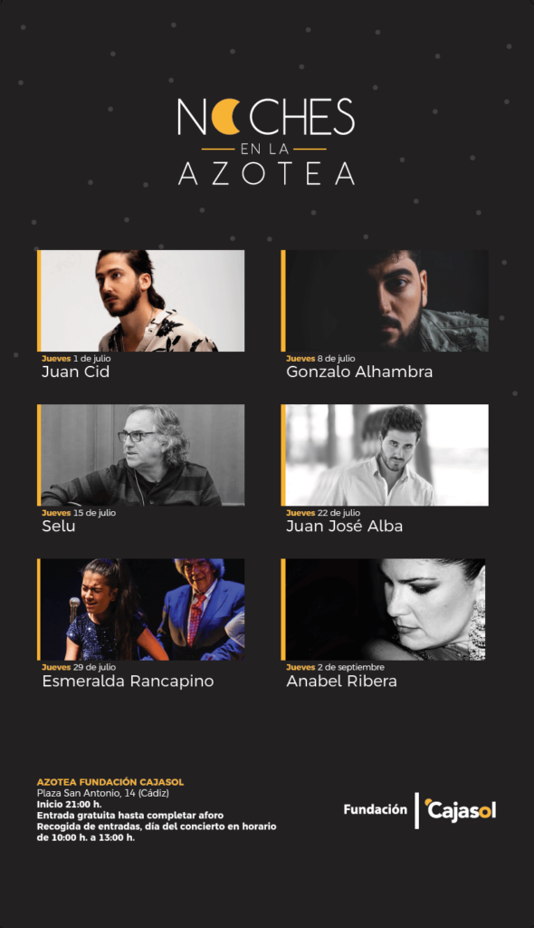 COMIENZA EL CICLO NOCHES EN LA AZOTEA EN LA SEDE DE LA FUNDACIÓN CAJASOL EN CÁDIZ