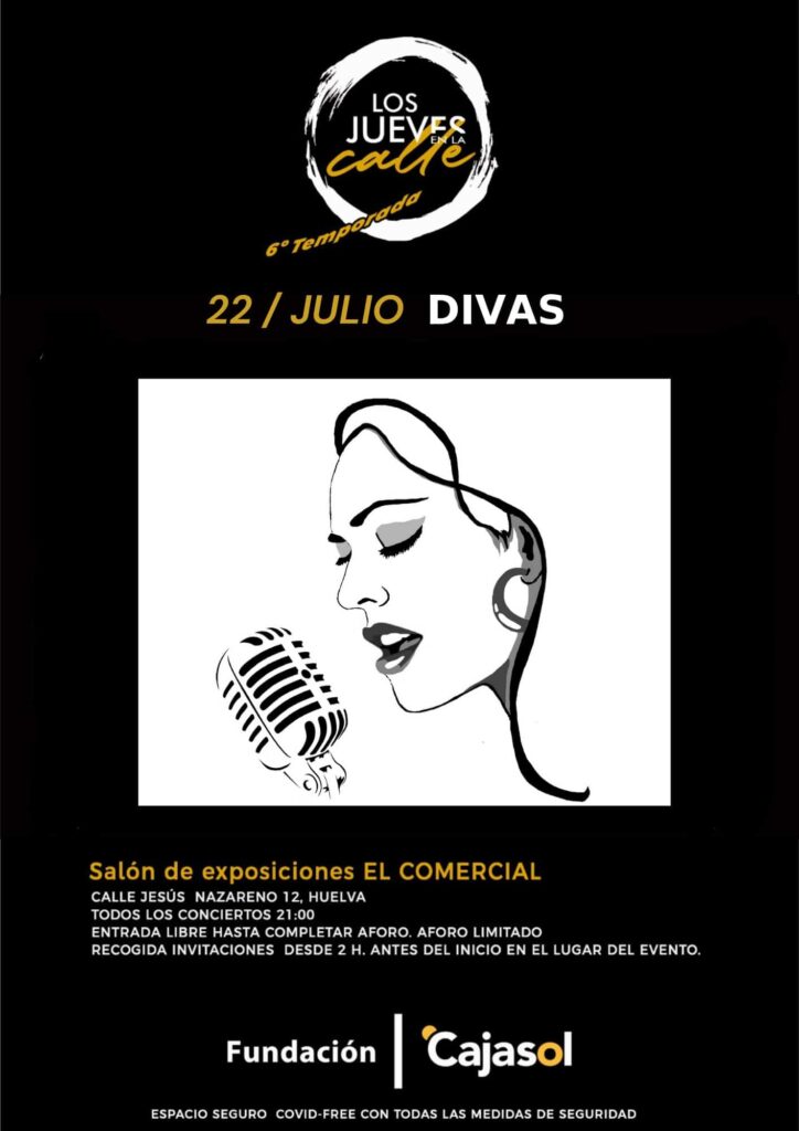 LA FUNDACIÓN CAJASOL CIERRA SU CICLO «LOS JUEVES EN LA CALLE» CON EL CONCIERTO «DIVAS»