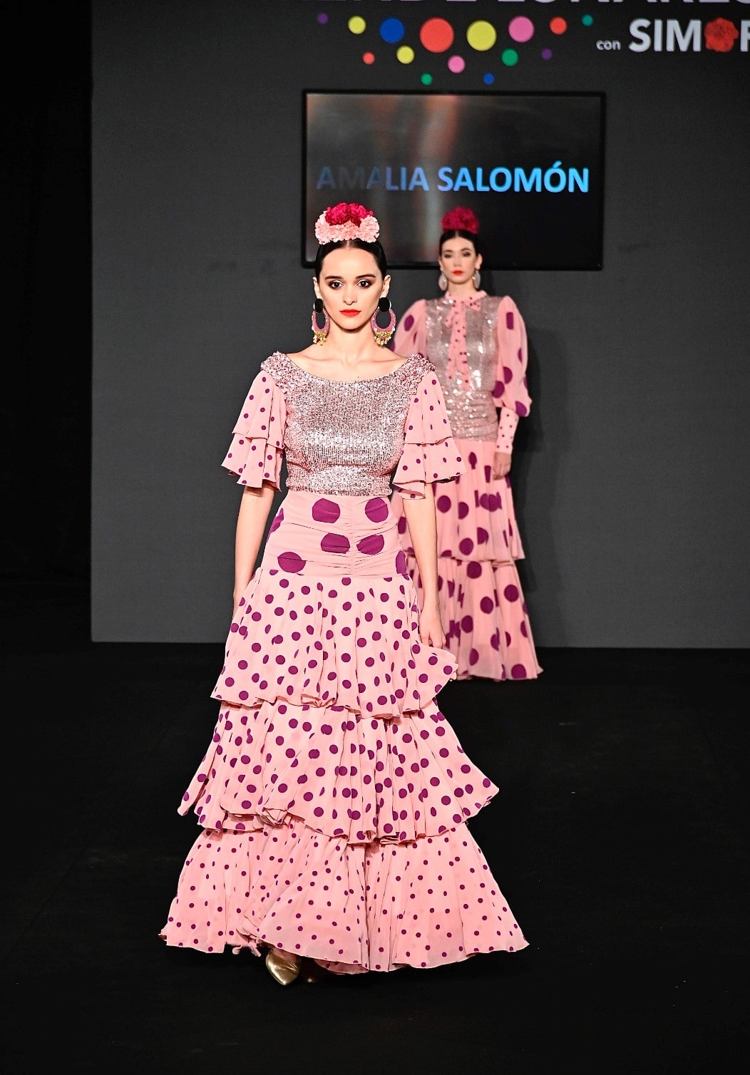 Vestido Flamenca Señora - Modelo Becquer Maquillaje Lunar