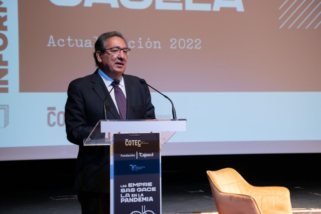 Antonio Pulido en la presentacion del Observatorio de Empresas Gacela