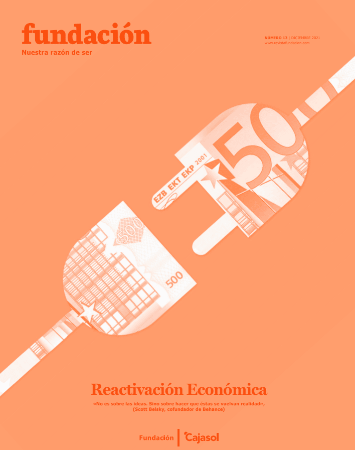 Portada de la memoria 2019 web de la Fundación Cajasol