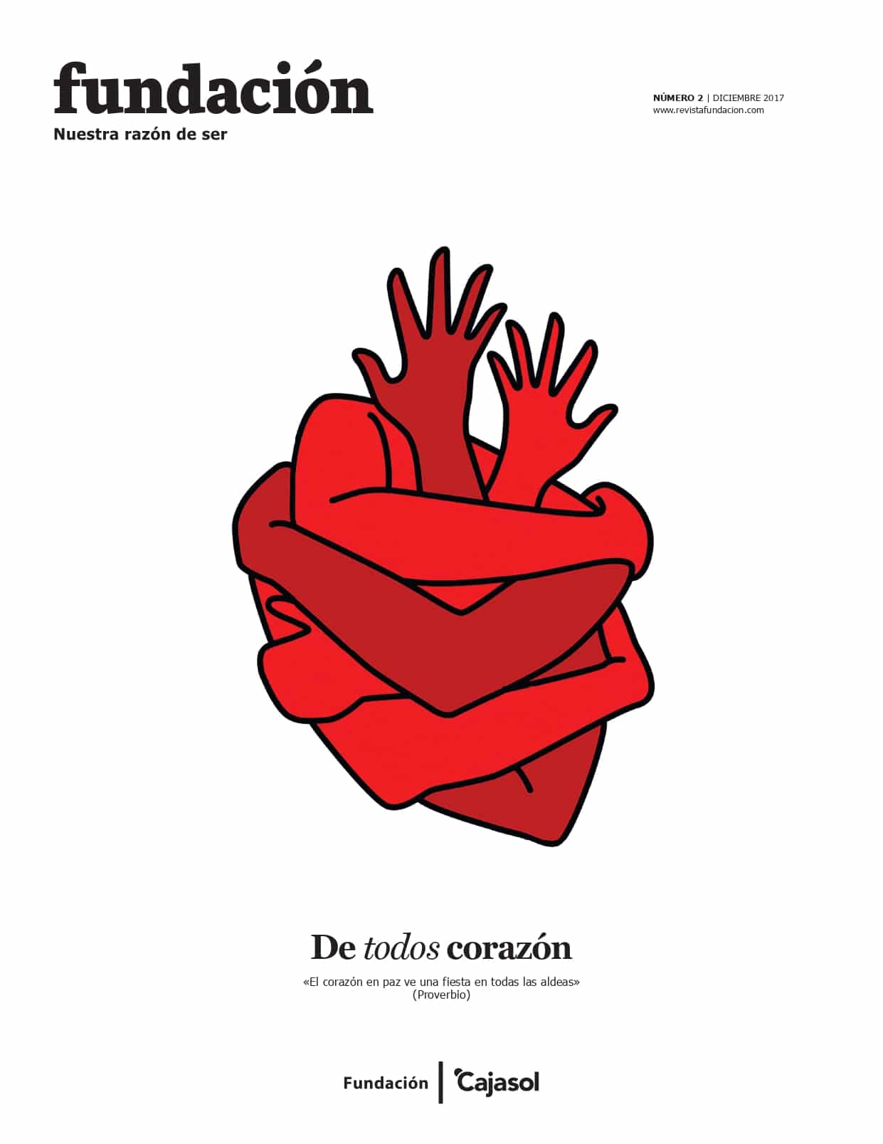 Portada de la memoria 2019 web de la Fundación Cajasol