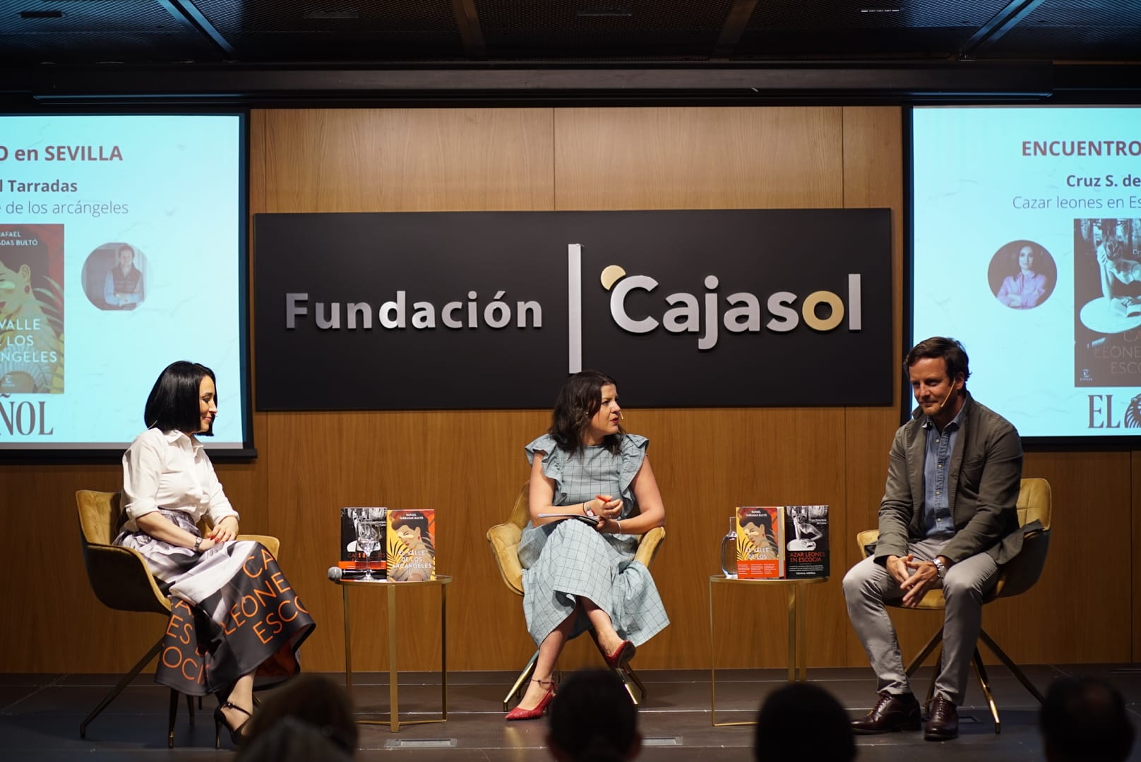 Encuentro literario Cruz S. de Lara y Rafael Tarradas