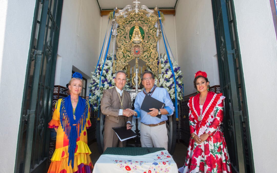 La carroza del Simpecado de la Hermandad de Huelva será restaurada con la colaboración de la Fundación Cajasol
