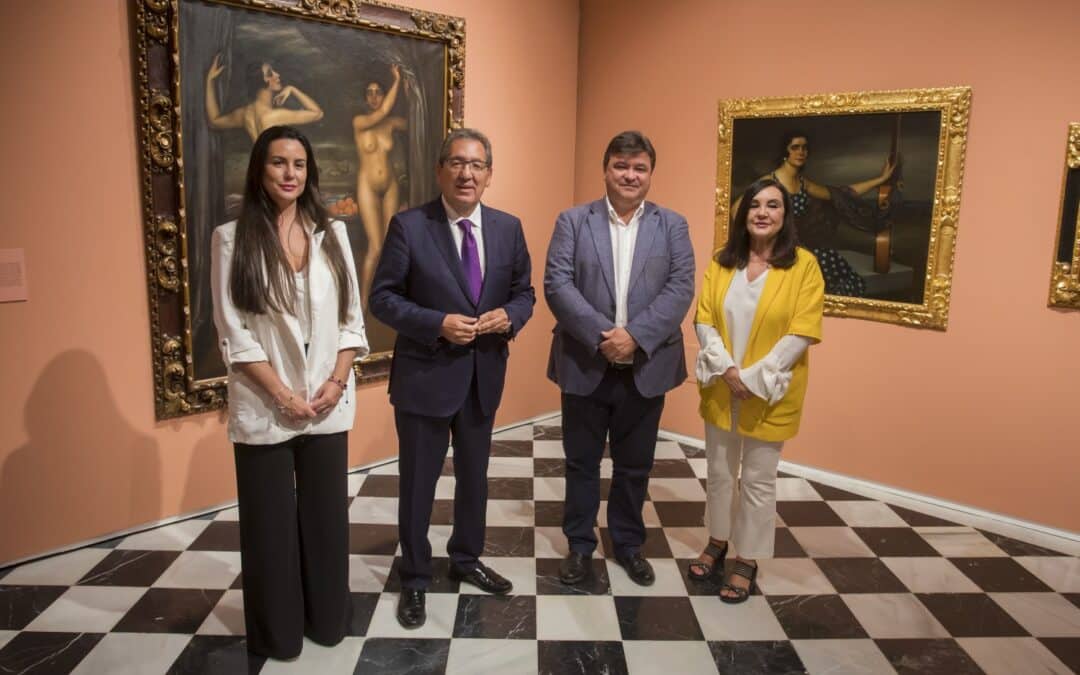 Julio Romero de Torres en Huelva. Inauguración con Antonio Pulido, Gabriel Cruz, Bella Verano y Marisa Oropesa