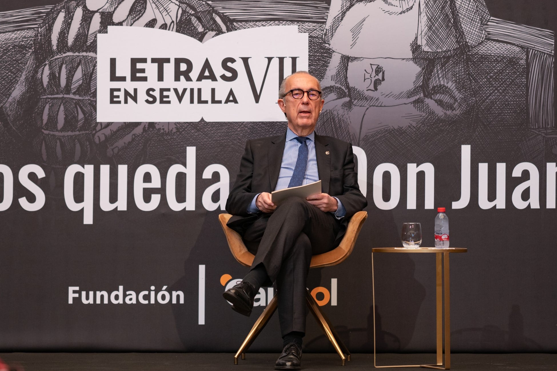 Luis Alberto de Cuenca en la Fundación Cajasol