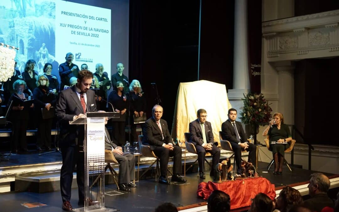La Asociación de Belenistas de Sevilla presenta el Cartel y el Pregón de Navidad 2022, en la Fundación Cajasol