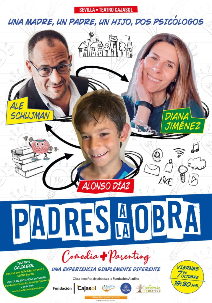 La Fundación Cajasol acogerá «Padres a la Obra», la comedia teatral que arrasa en Argentina