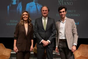 El matador de toros Tomás Rufo y la periodista Elena Salamanca protagonizan una nueva edición de los Mano a Mano de la Fundación Cajasol.