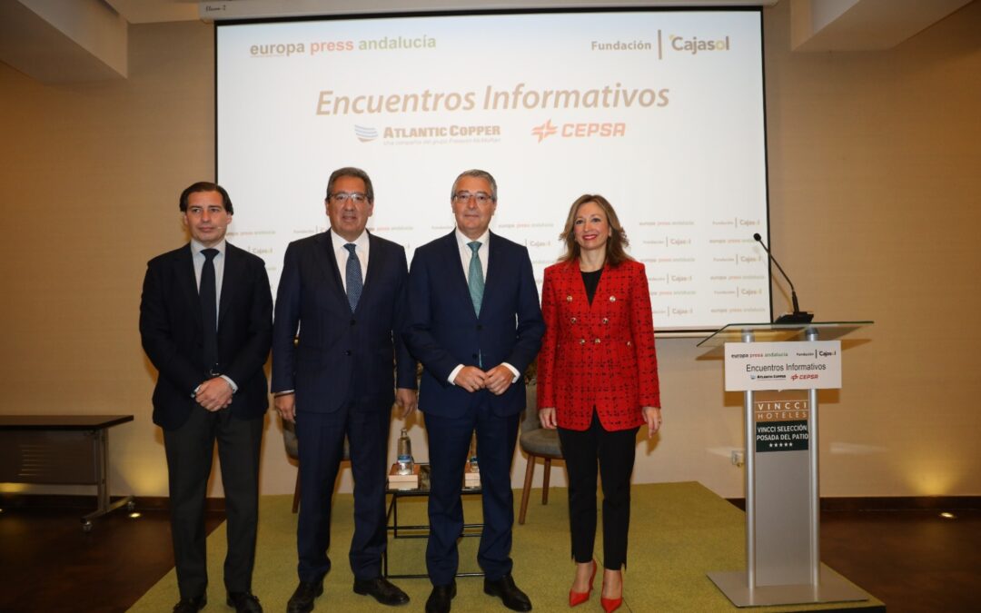 Francisco Salado, presidente de la Diputación de Málaga, en los Encuentros Informativos de Europa Press