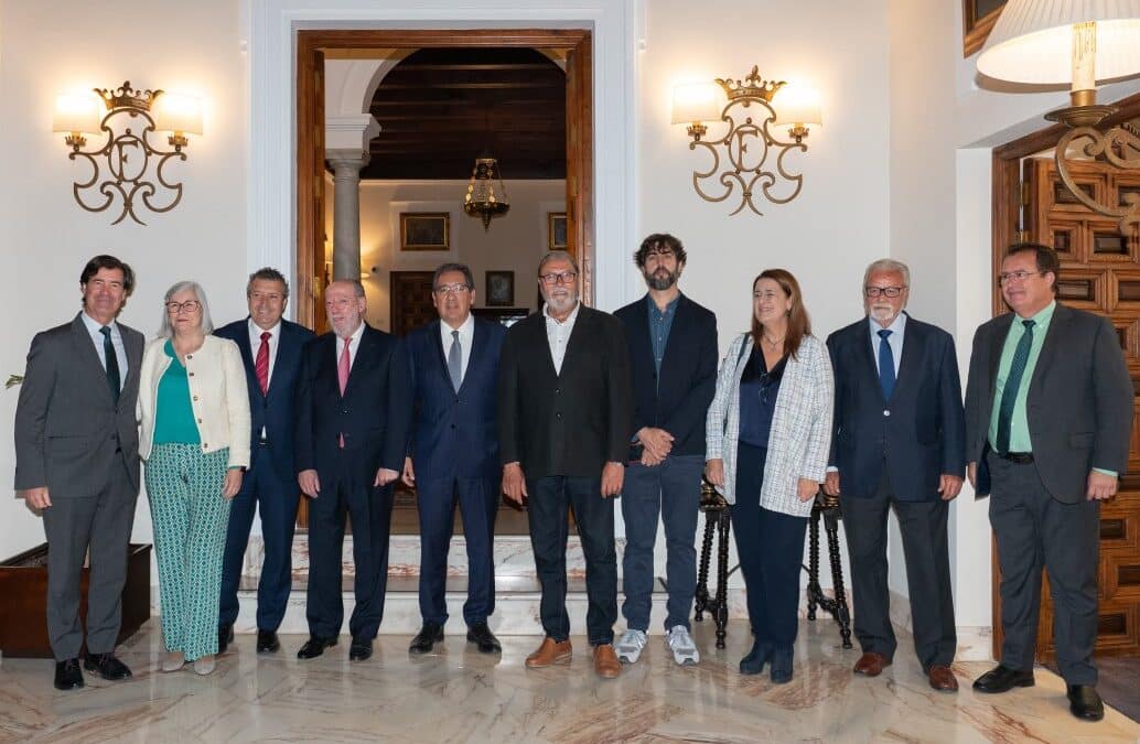 Fernando Rodríguez Villalobos, presidente de la Diputación de Sevilla, en los Encuentros Informativos de Europa Press