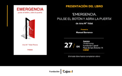 Ana María Vidal presenta en Cádiz ‘Emergencia, pulse el botón y abra la puerta’