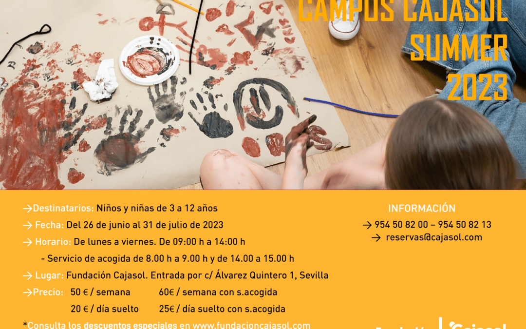 Campus Cajasol Summer, campamento urbano para niños en Sevilla