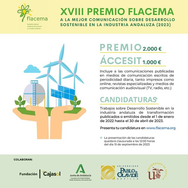 XVIII Premio FLACEMA a la Mejor Comunicación sobre Desarrollo Sostenible en la Industria Andaluza