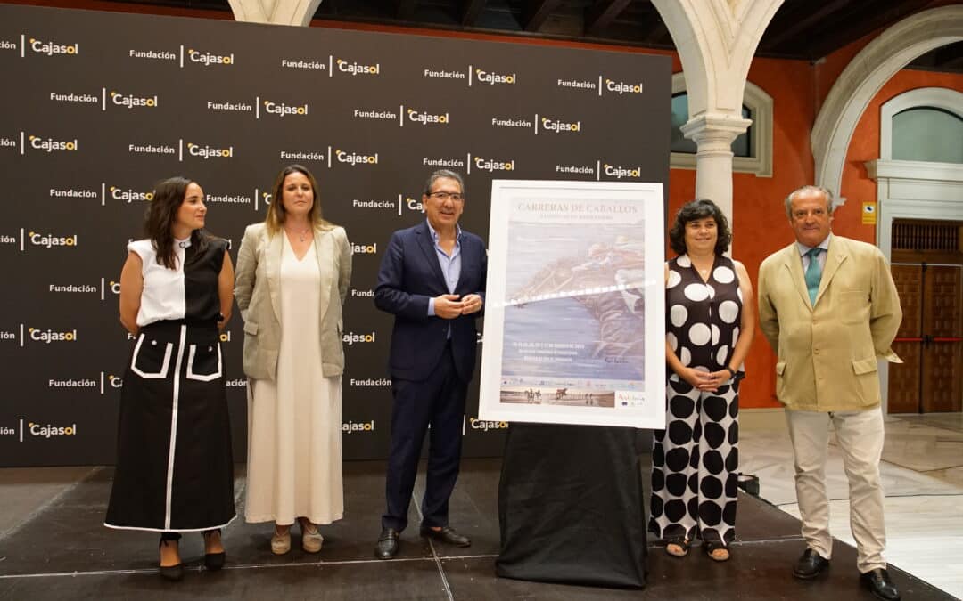 La Fundación Cajasol presenta el Cartel anunciador de las Carreras de Caballos Sanlúcar 2023