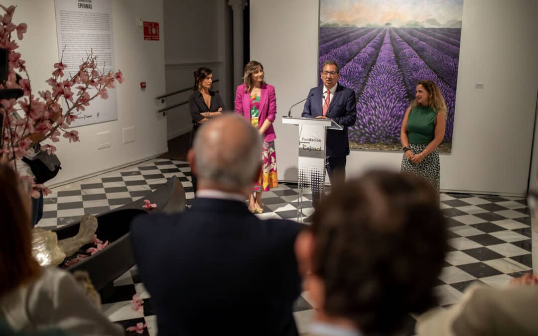 Antonio Pulido inaugura la muestra Epifanías de Eugenio Cuttica en Huelva