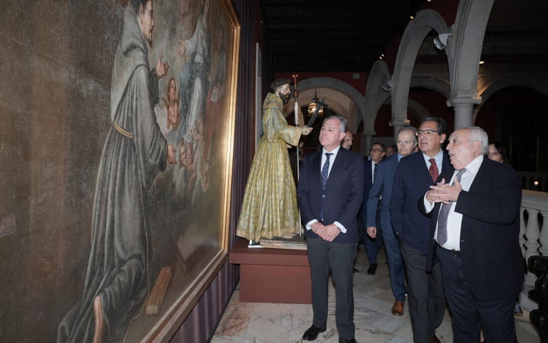 Antonio Pulido asiste a la inauguración de la exposición Franciscus 2023: 800 años de belenismo