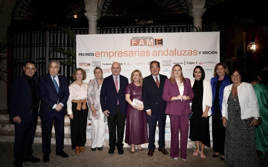 Antonio Pulido asiste a los V Premios Empresarias Andaluzas de la FAME