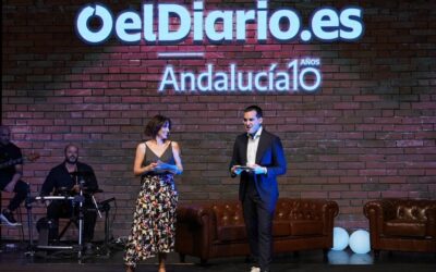 Gala por el 10º aniversario de elDiario.es Andalucía, en la Fundación Cajasol