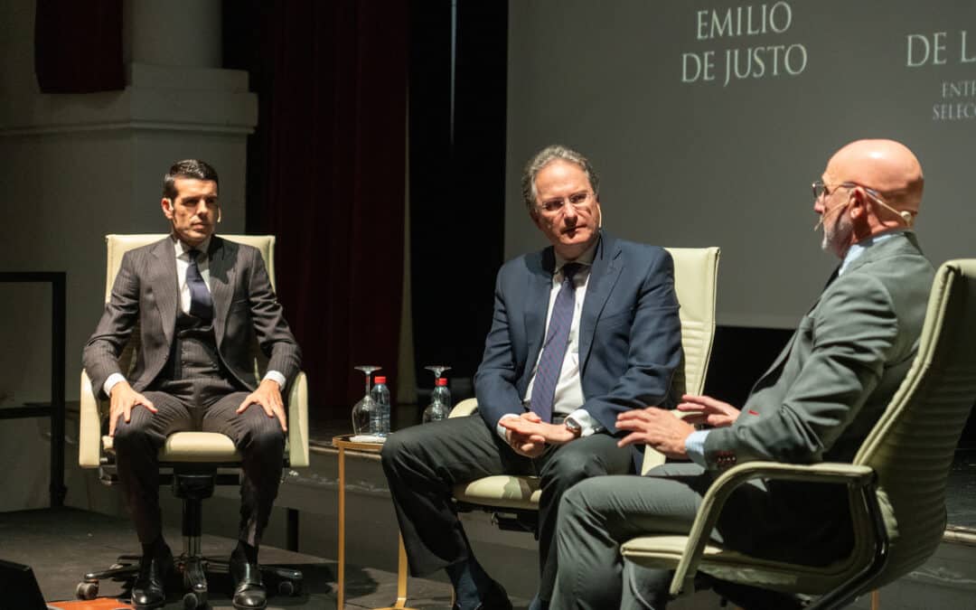 Luis de la Fuente y Emilio de Justo en los "Mano a Mano"