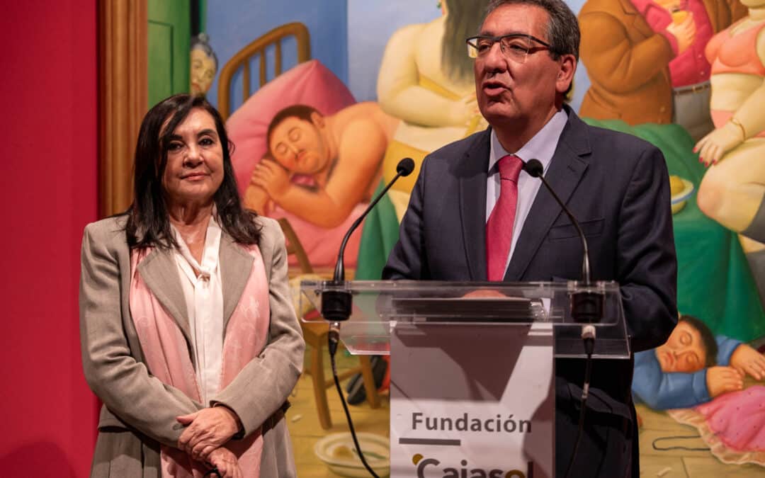 Antonio Pulido y Marisa Oropesa inauguran la exposición de Fernando Botero