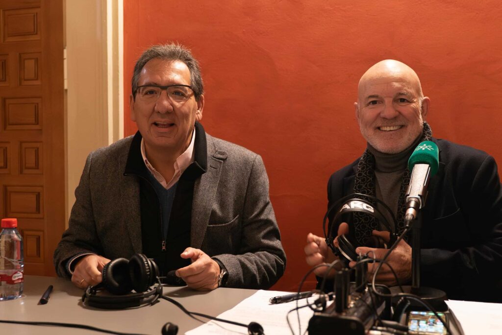 Antonio Pulido en La mañana de Andalucía, en la Fundación Cajasol